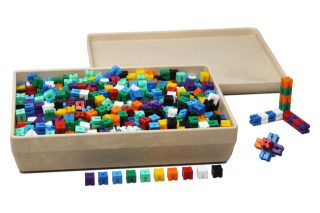 RePlastic stavebnice spojovací kostky 1000